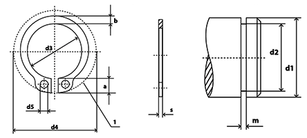 471 retaining ring for shaft