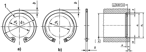 DIN 472 Internal Retaining Ring for Bore